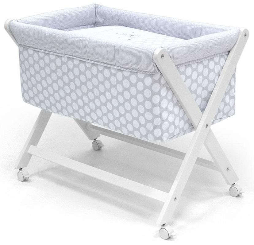 Foto Minicuna De Bebe Cambrass Circulos Gris