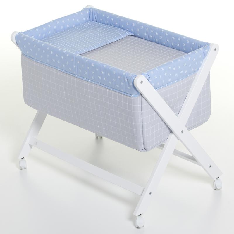 Foto Minicuna Lovely I gris celeste de Cambrass