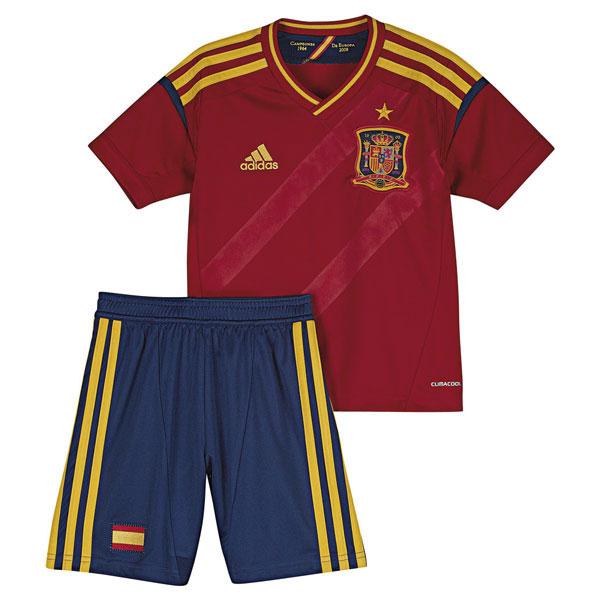 Foto Minikit Selección Española Junior Adidas Eurocopa 2.012