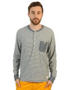 Foto Minimum Burke Camiseta manga larga azul marino / gris