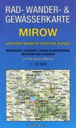 Foto Mirow - von der Müritz zum Pälitzsee 1 : 35 000 Rad-, Wander- und Gewässerkarte