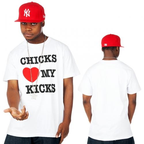 Foto Mister Tee Chicks My Kicks camiseta blanca talla XL