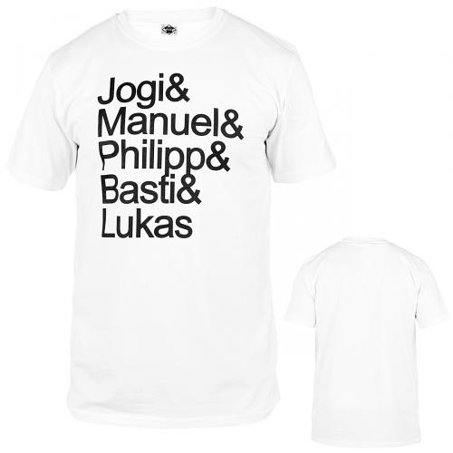 Foto Mister Tee Euro 2012 Jogi & Team camiseta blanca talla S