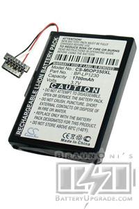Foto Mitac Mio P550m batería (1700 mAh)