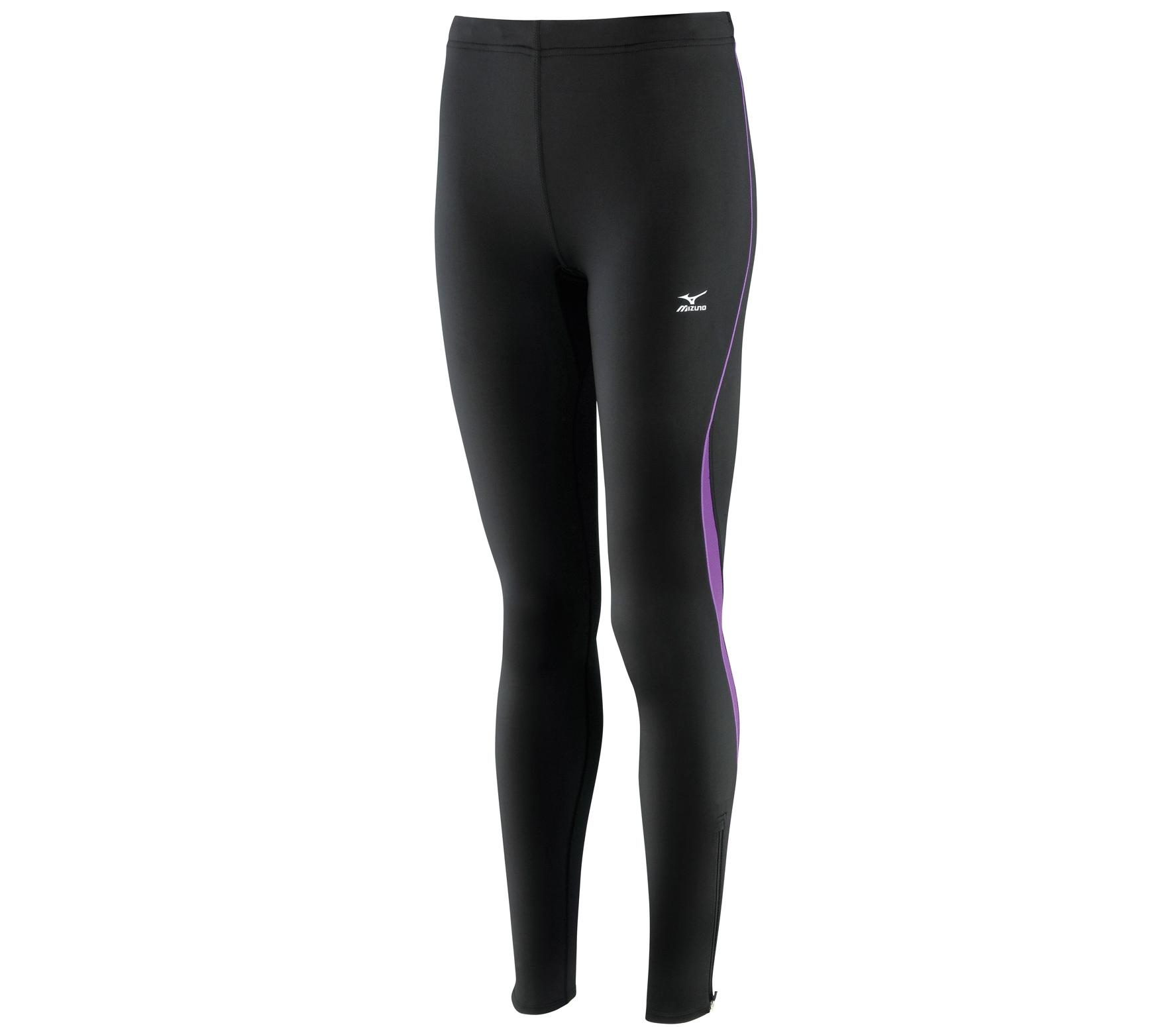 Foto Mizuno - Laufhose Bioleg Performance Long Tight Women schwarz/violett - HW12 - L
