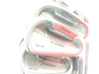 Foto Mizuno T-Zoid MX-20 set de hierros 3-9 Varilla Dynamic Gold Lite de