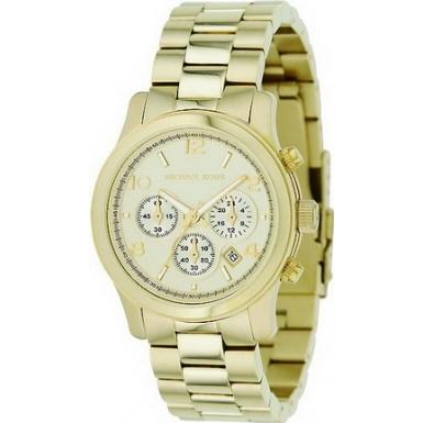 Foto MK5055 Michael Kors Ladies Sports Chronograph Gold Plated Watch