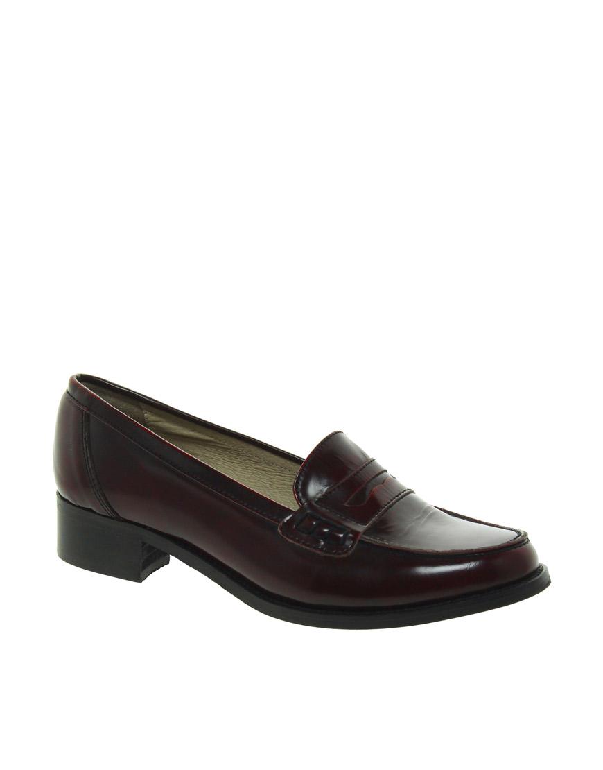 Foto Mocasines clásicos Bordeaux de Ganni Burdeos