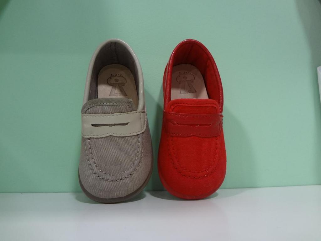 Foto Mocasines Niños Tela lisos