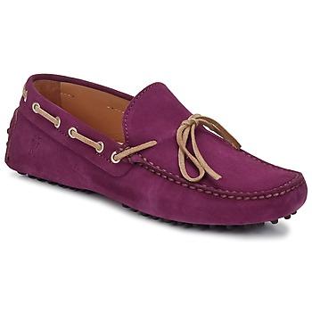 Foto Mocasines Vicomte A. Mocassins H Daim Lacets Violet