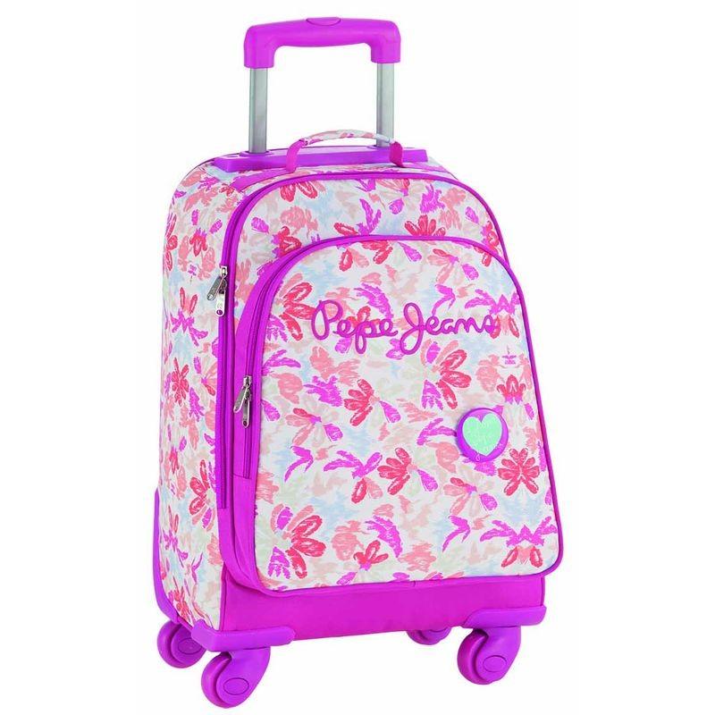 Foto Mochila 4 ruedas Pepe Jeans rosa