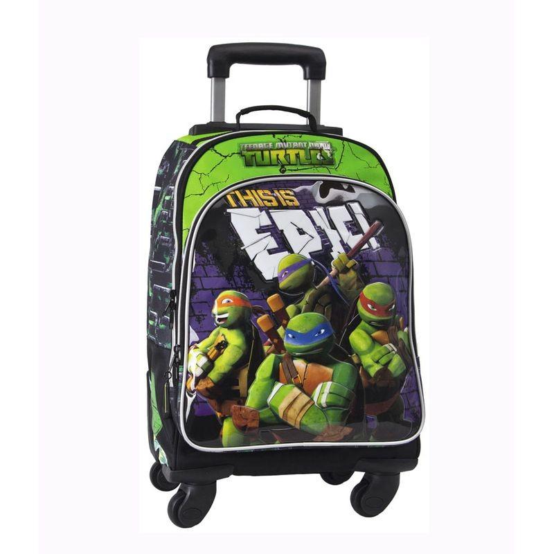 Foto Mochila 4 ruedas Tortugas Ninja
