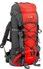 Foto mochila altus walker 50 rojo-gris