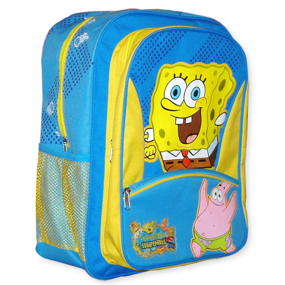 Foto Mochila azul Bob Esponja 41cm