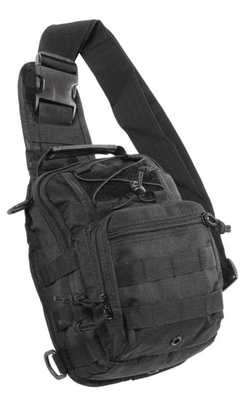 Foto Mochila Bandolera Tactica Negra Camping Airsoft Caza Moto Militar Campo