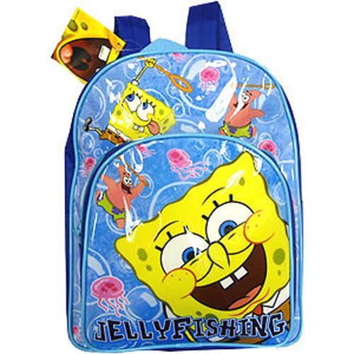 Foto Mochila Bob Esponja pescando medusas