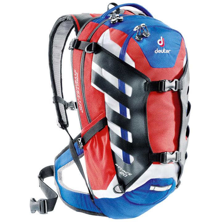 Foto Mochila Deuter Attack 20, roja-azul