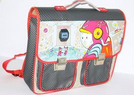 Foto Mochila escolar Espacial 37x26 cm.