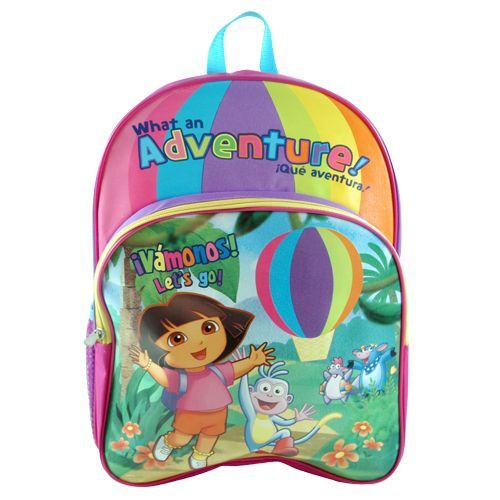 Foto Mochila grande violeta Dora y Botas