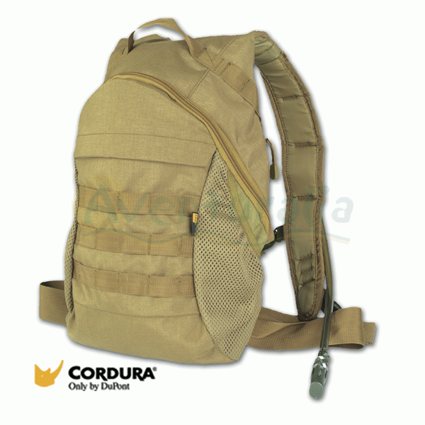 Foto Mochila MIL-TEC de hidratación de 3 litros de color coyote