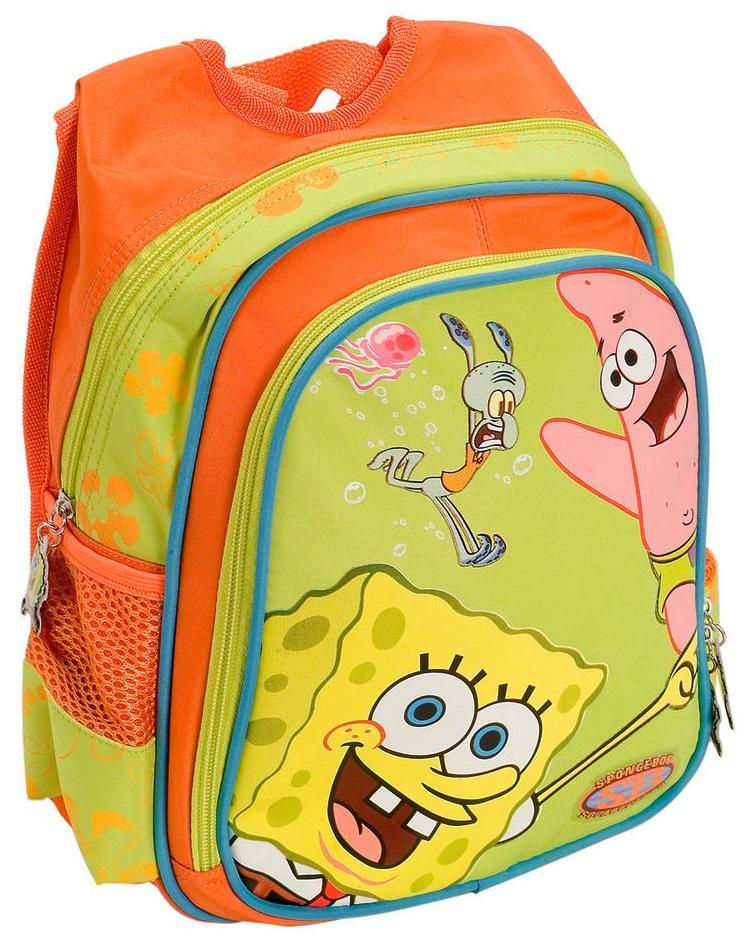 Foto Mochila naranja Bob Esponja 32cm