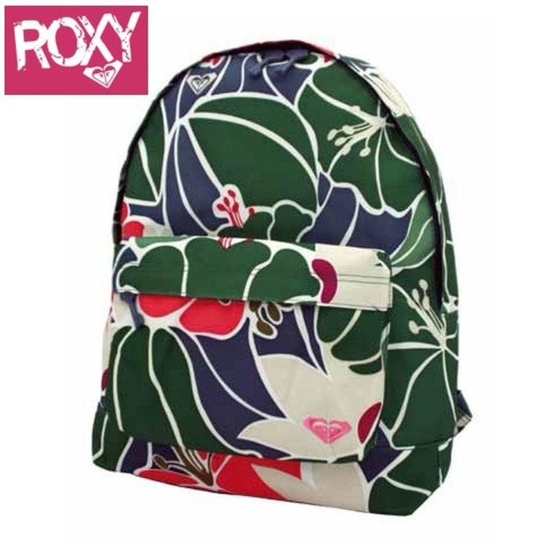 Foto Mochila Roxy grande tonos verdes/rosa
