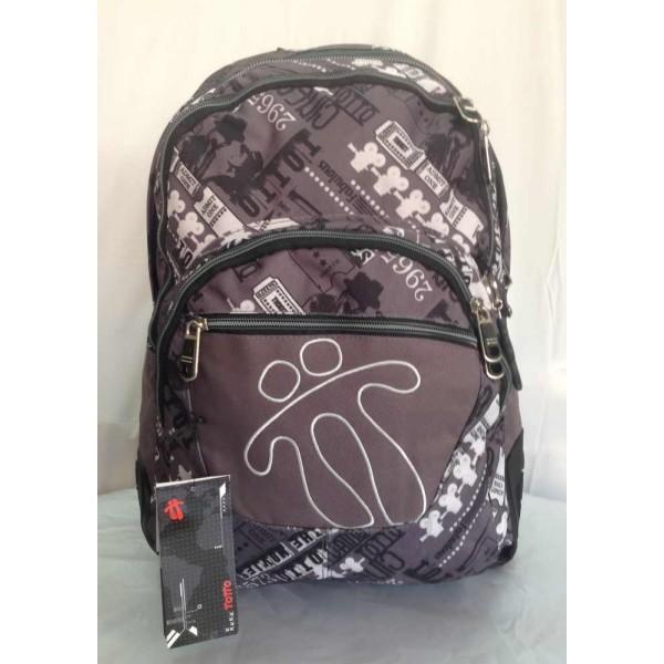 Foto Mochila Totto Crayola Gris