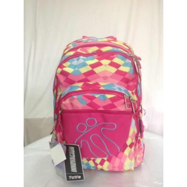 Foto Mochila Totto Crayola Rosa