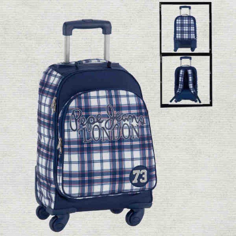 Foto Mochila Trolley Pepe Jeans cuadros