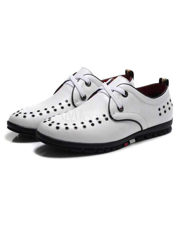 Foto Moda zapatos casuales de cuero para hombres