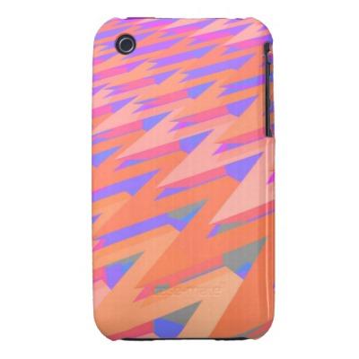 Foto Modelo abstracto en colores pastel de Ziggity Zagg Iphone 3 Carcasa