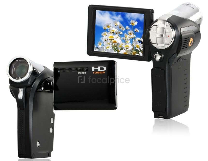 Foto Modo de grabación Primer plano Pocket Z700 zoom óptico 5x 1080P Asidero videocámara digital de 1 cm (Negro)