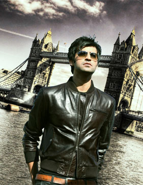 Foto Mohair Chocolate Men’s Brown Bomber Leather Jacket