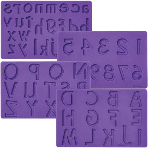 Foto Molde de números y letras de silicona Wilton