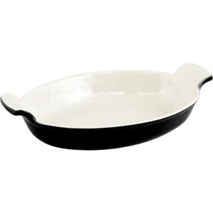 Foto Molde ovalado gratinar Vogue Negro. 1,65 litros