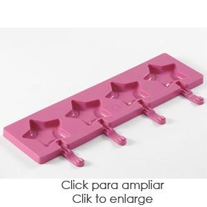 Foto Molde Silicona Piruletas Estrellas.Wonder Cakes