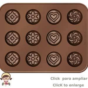 Foto Moldes de chocolate DELCIA Silicone, chocolate...