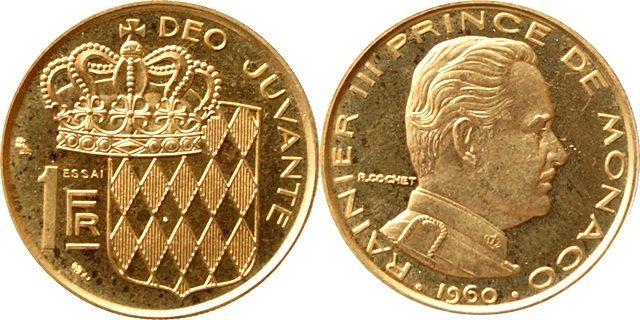 Foto Monaco 1 Franc 1960