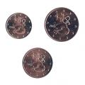 Foto Monedas - Monedas €uro en tiras y sueltas - MC-FI001 - monedas euro centimos Finlandia (1-2-5)