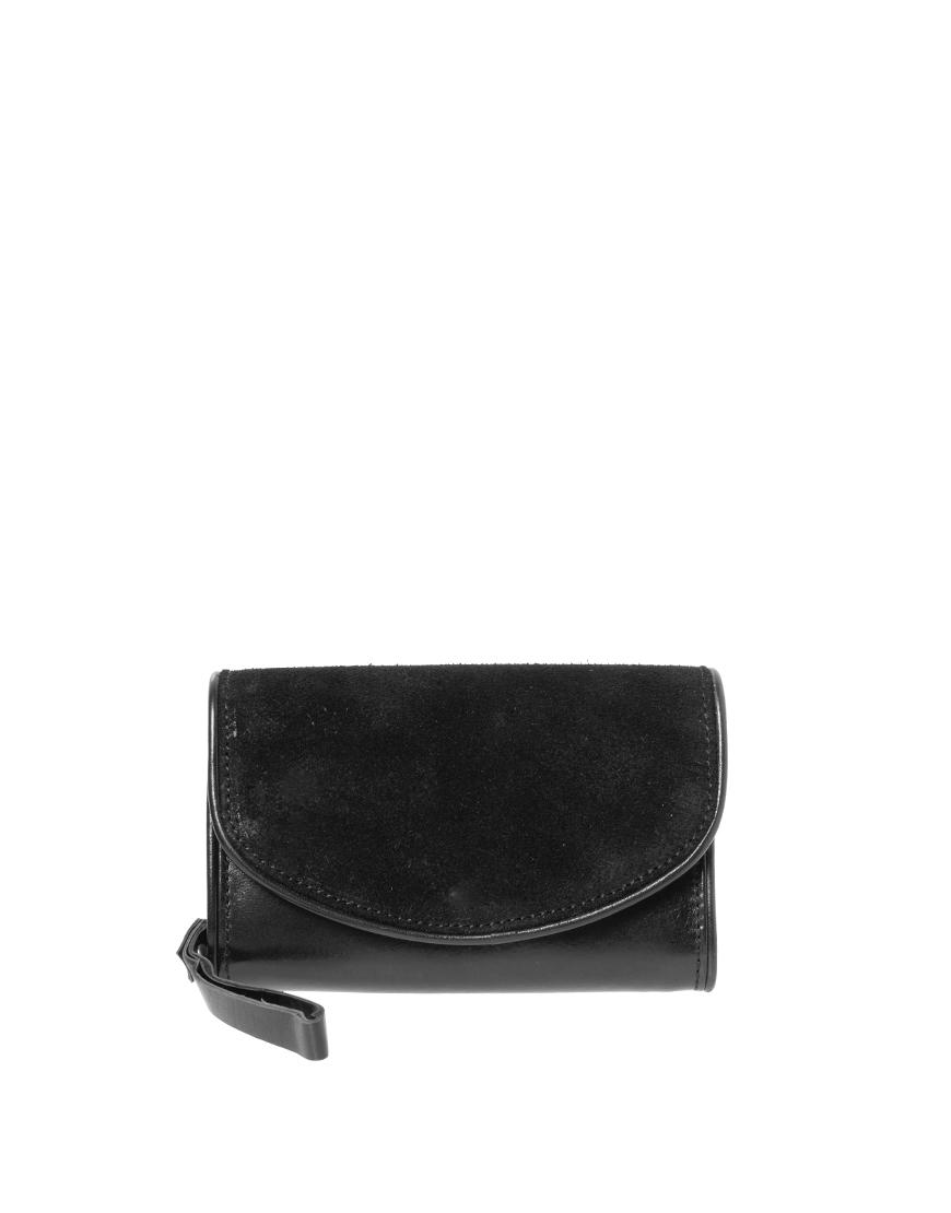 Foto Monedero con solapa de mezcla de cuero y ante de Urban Code Black