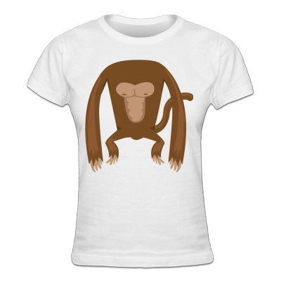 Foto Monkey Body Camiseta Mujer