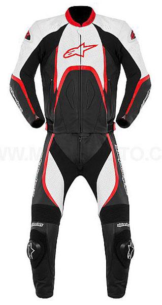 Foto Mono Alpinestars Orbiter 2pc Leather Suit Black-red
