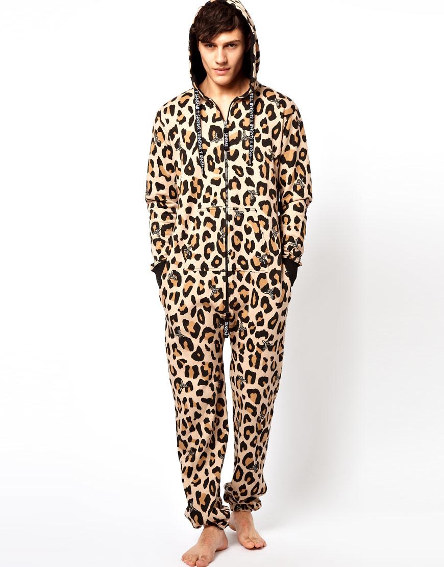 Foto Mono con estampado de leopardo exclusivo para ASOS de Sinstar Multi...