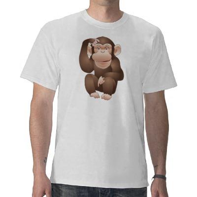 Foto Mono curioso Camiseta