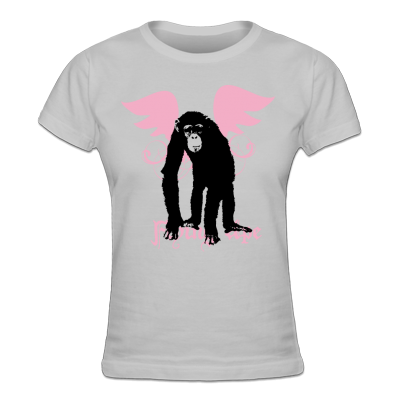 Foto Mono Volador Camiseta Mujer