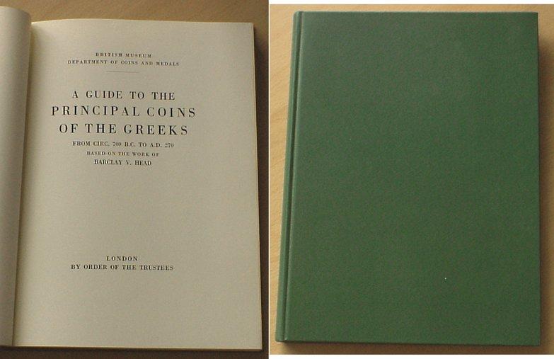 Foto Monographien A Guide to the Principal Coins of the Greeks, from 1932