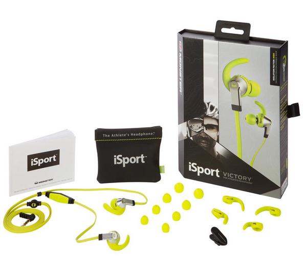 Foto Monster Auriculares deportivos con clip para las orejas iSport Victory In-Ear - Verdes