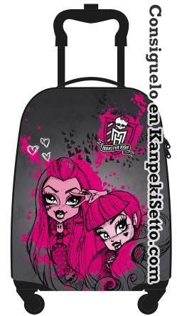 Foto Monster High Carrito Grande Con Ruedas Characters