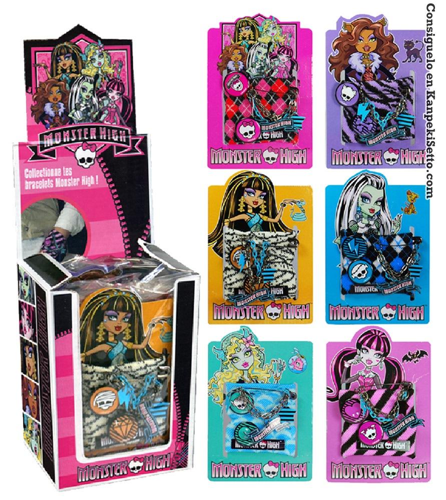 Foto Monster High Expositor De 6 Pulseras