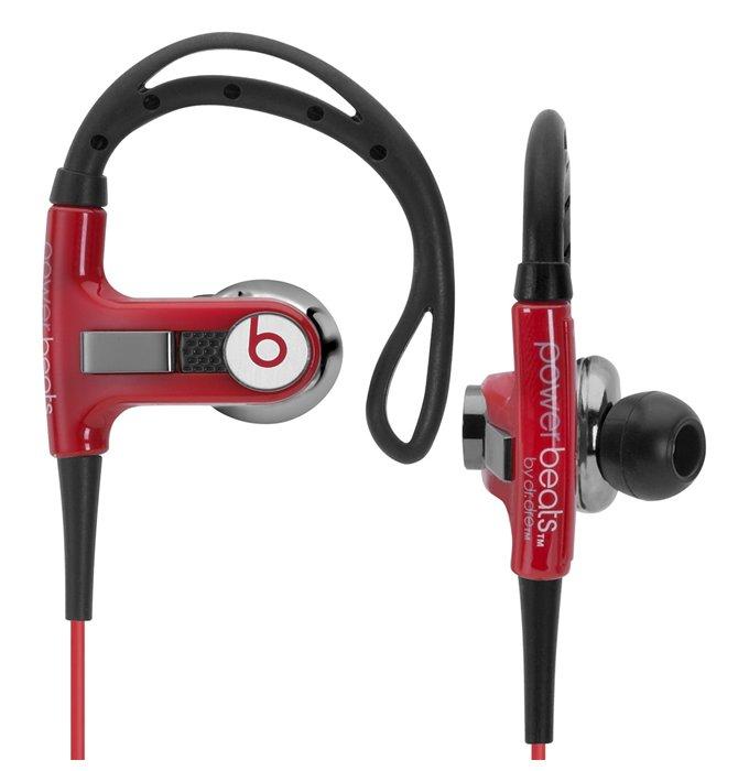 Foto Monster PowerBeats by Dr. Dre auriculares iPhone, iPad y iPod rojo
